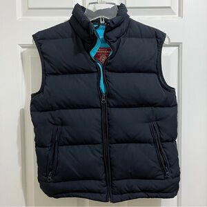 Kids UNIONBAY BLACK PUFFER VEST size Medium down/polyester zippered with pockets